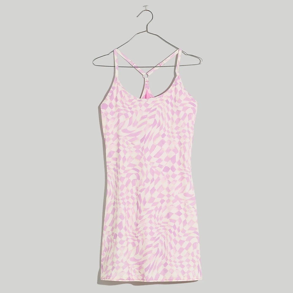 NWT XXS Outdoor Voices Exercise Dress in Wavy Checker